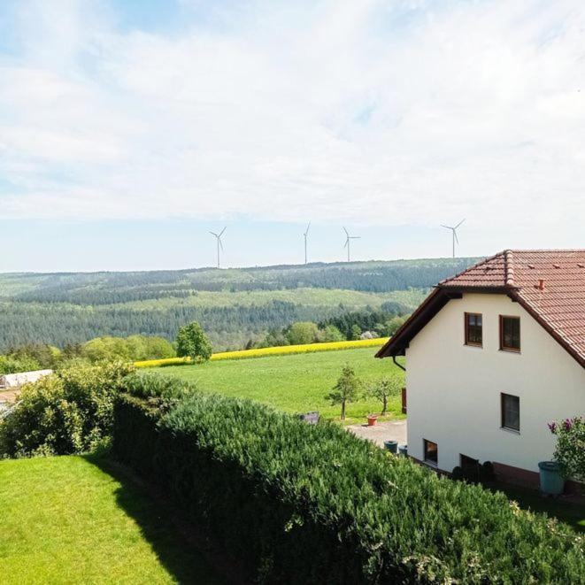 Ferienwohnung Zur Schoenen Aussicht Buchen  Zewnętrze zdjęcie